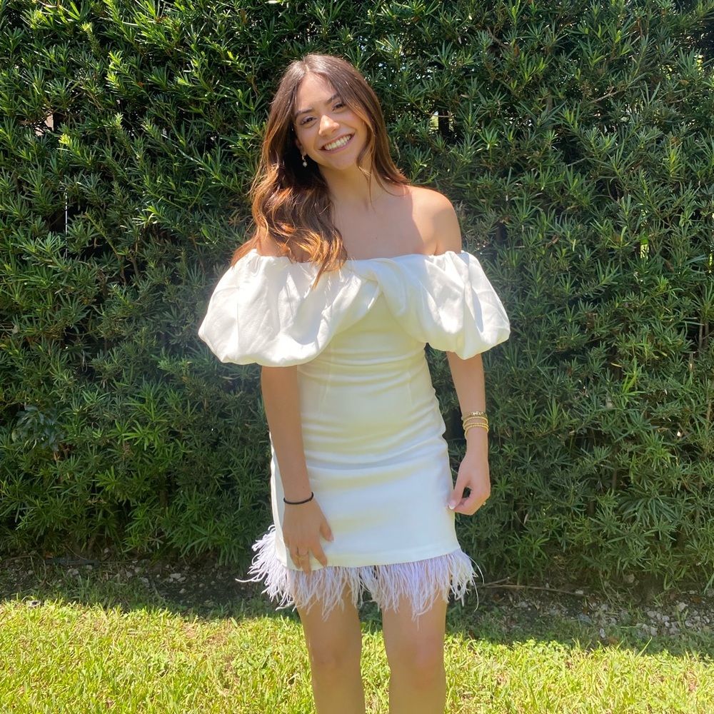 beautiful white dress